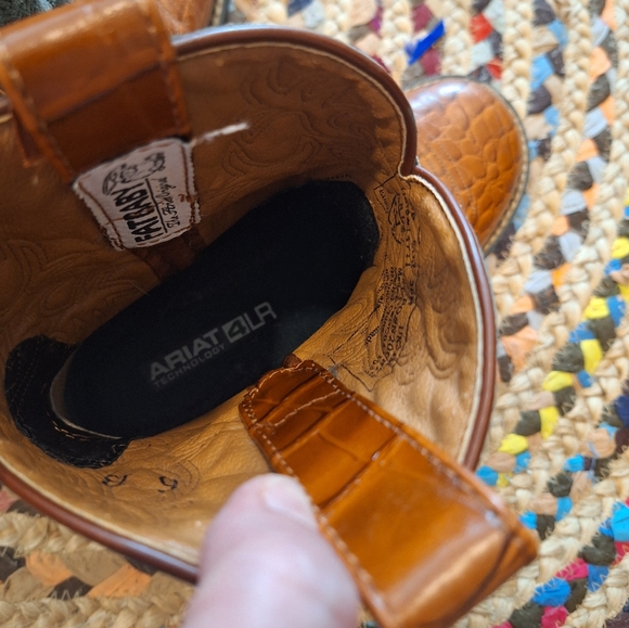 Ariat Fat Baby short western boots women's 6B - Picture 10 of 11